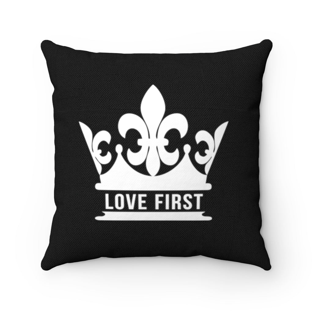 LOVE FIRST / CROWN CITY Spun Polyester Square Pillow